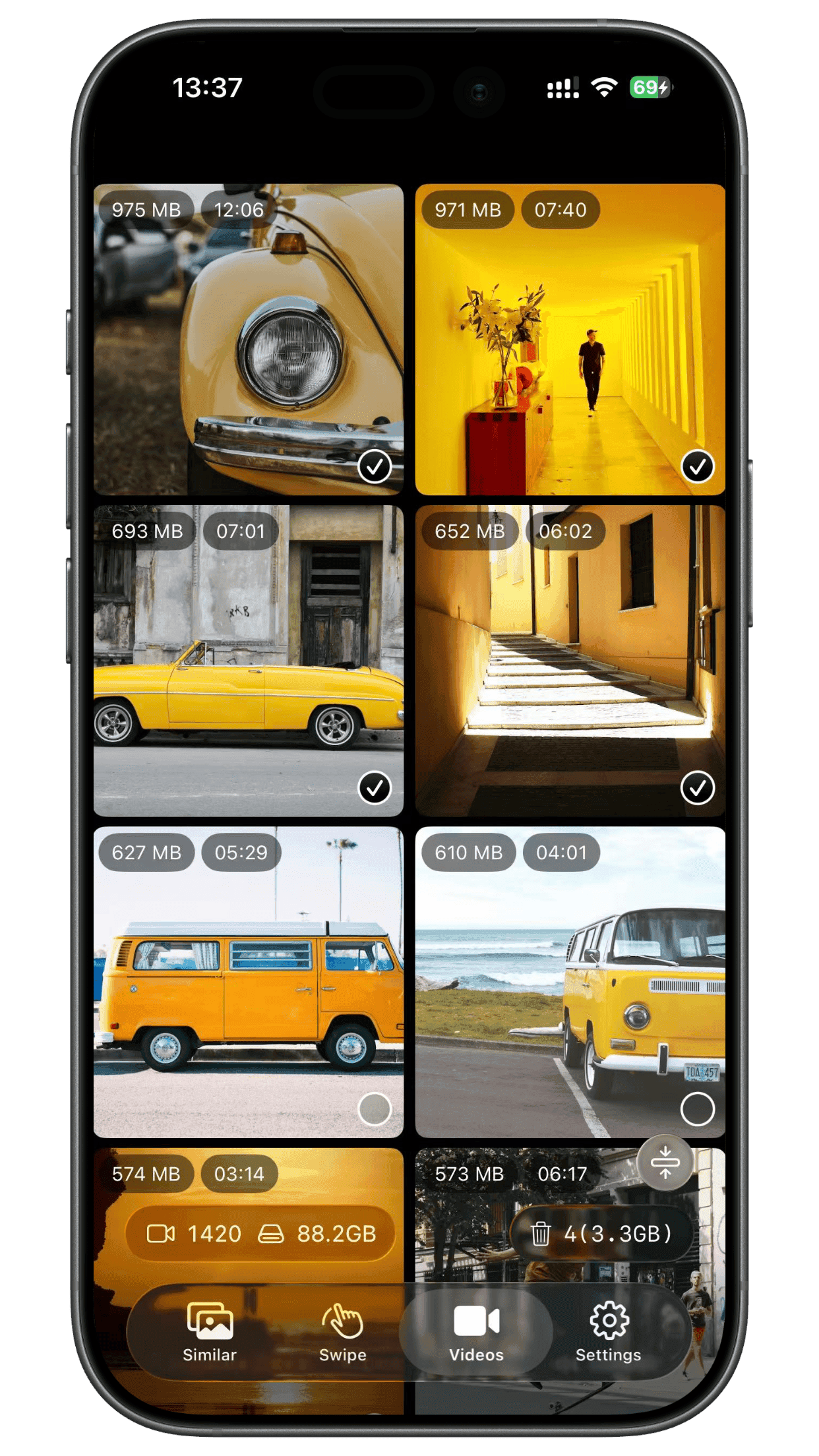 Video compression interface